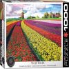 Tulip Fields Netherlands 473658, 48.9 cm x 67.6 cm, 1000 vnt. Eurographics dėlionė