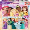 2in1 Disney Princess 19298, 28 cm x 40 cm, 200 vnt. Educa dėlionė