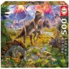 Meeting Dinosaur 15969, 34 cm x 48 cm, 500 vnt. Educa dėlionė