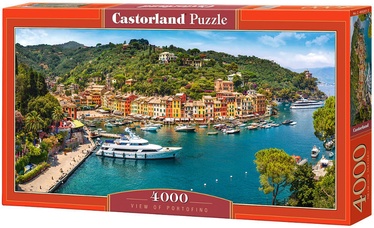 View of Portofino 4000 el. C-400201-2, 138 cm x 68 cm, 4000 vnt. Castorland dėlionė