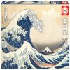 Great Wave of Kanagawa 11ED19002, 34 cm x 48 cm, 500 vnt., mėlyna/ruda Educa dėlionė