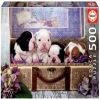 Puppies 90078, 48 cm x 34 cm, 500 vnt. Educa dėlionė