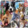 Yard Buddies Selfie 111349, 34 cm x 48 cm, 500 vnt. Educa dėlionė
