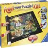 Dėlionės kilimėlis Roll Your Puzzle XXL 179572, 150 cm x 100 cm, juoda Ravensburger dėlionė