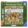 Dinosaurs XXL, 49 cm x 36 cm, 100 vnt. Ravensburger dėlionė