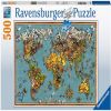 World Of Butterflies 15043, 36 cm x 49 cm, 500 vnt. Ravensburger dėlionė