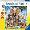 African Friends 13075, 49 cm x 36 cm, 300 vnt. Ravensburger dėlionė