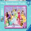 Disney Princess Christmas 13385, 36 cm x 49 cm, 200 vnt. Ravensburger dėlionė
