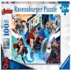 The Mighty Avenger Thor 133765V, 36 cm x 49 cm, 100 vnt. Ravensburger dėlionė