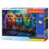 300 Three Little Owls B-030545, 40 cm x 29 cm, 300 vnt. Castorland dėlionė