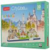 3D dėlionė City Line Bavaria MC267H, 48 cm x 24.4 cm, 178 vnt. Cubicfun dėlionė