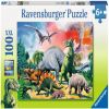 Dinosaurs 109579, 49 cm x 36 cm, 100 vnt. Ravensburger dėlionė