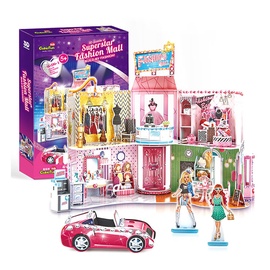 3D dėlionė Superstar Fashion Mall, 23 cm x 34.5 cm, 157 vnt. Cubicfun dėlionė