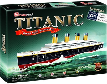 3D dėlionė Titanic Small T4012H, 45 cm x 13 cm, 35 vnt. Cubicfun dėlionė