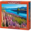 Lake Tekapo New Zeland 53896, 33 cm x 47 cm, 500 vnt. Castorland dėlionė