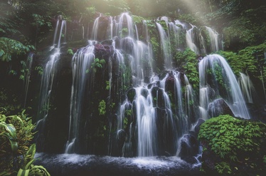 Waterfall in Bali 171163V, 121 cm x 80 cm, 3000 vnt. Ravensburger dėlionė