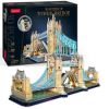 3D dėlionė Tower Bridge 306-20531, 89.3 cm x 20.3 cm, 222 vnt. Cubicfun dėlionė