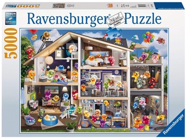 Gellini: Dollhouse 17434, 101 cm x 153 cm, 5000 vnt. Ravensburger dėlionė