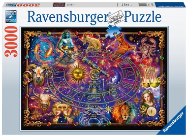 Star Signs 167180V, 121 cm x 80 cm, 3000 vnt. Ravensburger dėlionė