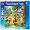 Winnie Pooh 129973, 49 cm x 36 cm, 100 vnt. Ravensburger dėlionė