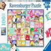 Squishmallows 13391, 36 cm x 49 cm, 100 vnt. Ravensburger dėlionė