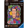 Medinė Frida Kahlo, 39 cm x 27 cm, 300 vnt. Ravensburger dėlionė