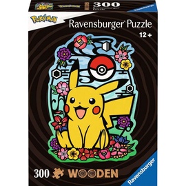 Medinė Pikachu, 300 vnt. Ravensburger dėlionė