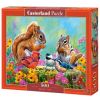 Squirrels Snack Time B-53612, 33 cm x 47 cm, 500 vnt. Castorland dėlionė