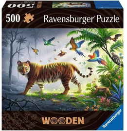 Medinė Tiger In The Jungle 17514, 505 vnt. Ravensburger dėlionė