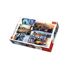 New York Collage 45006, 136 cm x 96 cm, 4000 vnt. Trefl dėlionė