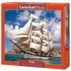 Tall Ship Leaving Harbour B-52851, 47 cm x 33 cm, 500 vnt. Castorland dėlionė