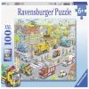 Vehicles In The City 105588, 49 cm x 36 cm, 100 vnt. Ravensburger dėlionė