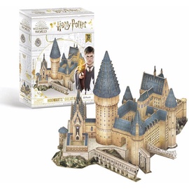 3D dėlionė Harry Potter Great Hall 306-21011, 46.4 cm x 53.2 cm, 187 vnt. Cubicfun dėlionė