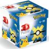 3D dėlionė Pokemon Quick Ball 11580, 7.5 cm x 7.5 cm, 54 vnt., mėlyna/geltona Ravensburger dėlionė