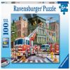 Fire Trucks 133291, 49 cm x 36 cm, 100 vnt. Ravensburger dėlionė