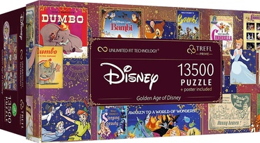 Golden Age of Disney 81026, 198.56 cm x 137.6 cm, 13500 vnt. Trefl dėlionė