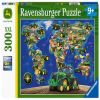 John Deere World John Deere World, 36 cm x 49 cm, 300 vnt. Ravensburger dėlionė