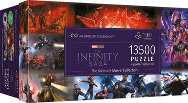 UFT The Ultimate Marvel Collection WZTRFT0UJ010240, 198.6 cm x 137.6 cm, 13500 vnt. Trefl dėlionė