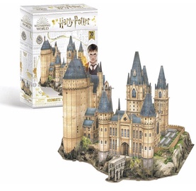 3D dėlionė Harry Potter Astronomy Tower, 32.6 cm x 42.5 cm, 243 vnt. Cubicfun dėlionė