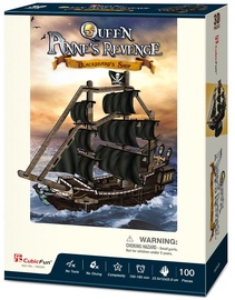 3D dėlionė Queen Ann´s Revenge, 100 vnt. Cubicfun dėlionė