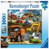 Construction Vehicles, 100 vnt. Ravensburger dėlionė