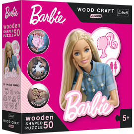 Medinė Barbie 20201, 17 cm x 22 cm, 50 vnt. Trefl dėlionė