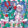 Stitch Disney, 49 cm x 36 cm, 100 vnt. Ravensburger dėlionė