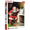 Coca-Cola Santa By The Fireplace, 68.3 cm x 48 cm, 1000 vnt. Trefl dėlionė