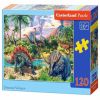 Dinosaur Volcanos B-13234, 32 cm x 23 cm, 120 vnt. Castorland dėlionė