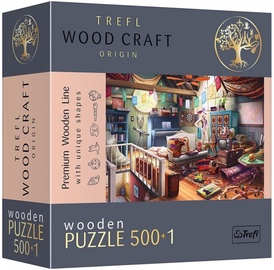 Medinė Treasures In The Attic 20179, 25.4 cm x 37.5 cm, 501 vnt. Trefl dėlionė