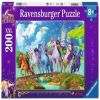 Unicorn Academy, 36 cm x 49 cm, 200 vnt. Ravensburger dėlionė