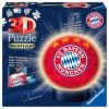 3D Ball Nightlight FC Bayern Munich 121779, 72 vnt., raudona Ravensburger dėlionė