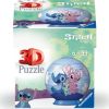 3D Stitch 3, 7.5 cm x 7.5 cm, 54 vnt., mėlyna/violetinė Ravensburger dėlionė