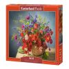 Bouquet With Poppies 53506, 33 cm x 47 cm, 500 vnt. Castorland dėlionė